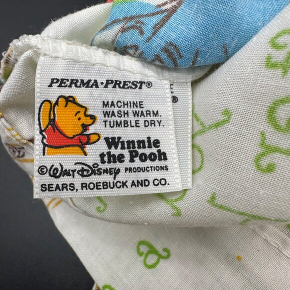 Vintage Winnie The Pooh Pillowcases Disney Sears USA Eeyore Rabbit Kanga Roo - Picture 4 of 9